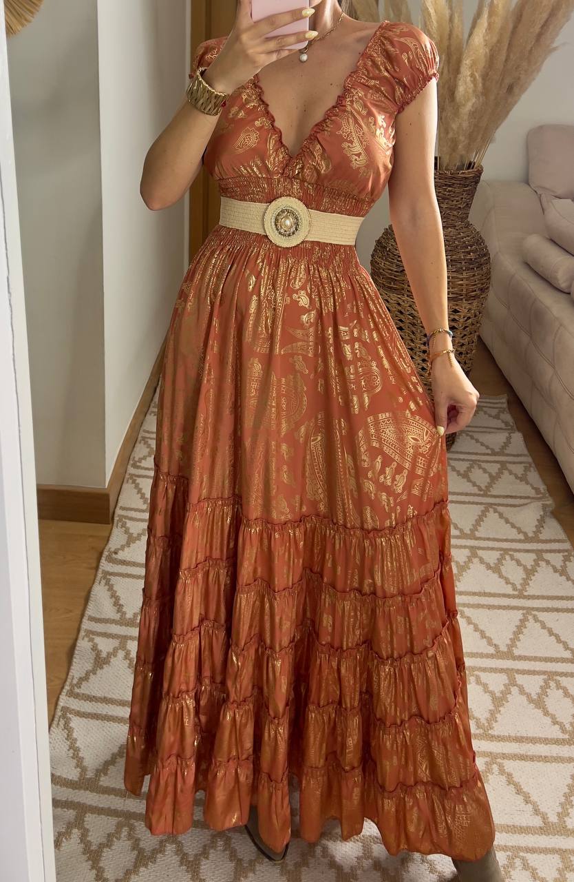 Serene Silk Maxi Dress - Bohèmea Butik