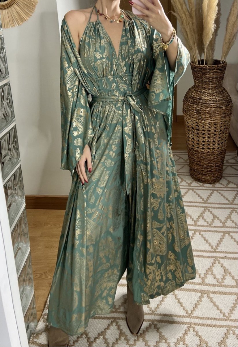 Natural Silk Jumpsuit & Kimono - Bohèmea Butik