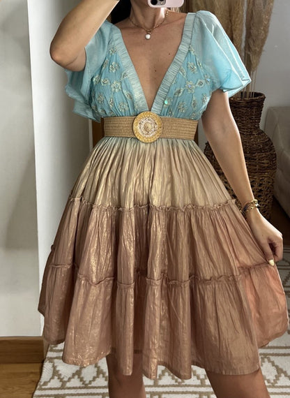 Sunset Mini Boho Dress - Bohèmea Butik