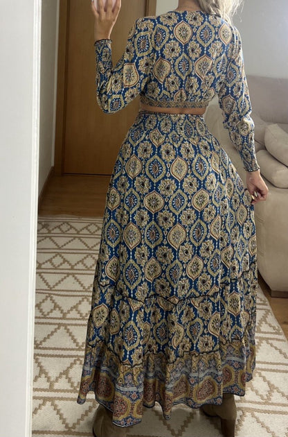 Two Pieces Bohemian dress - Bohèmea Butik