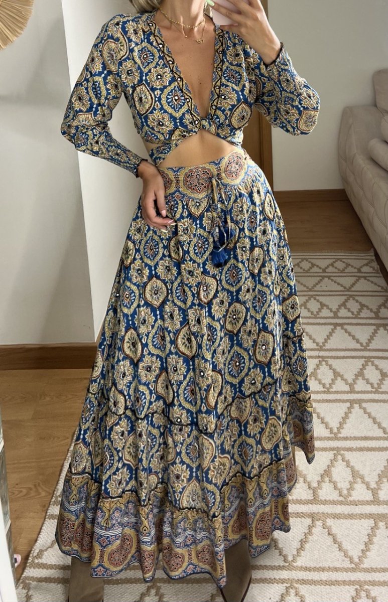 Two Pieces Bohemian dress - Bohèmea Butik