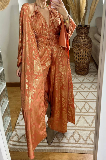 Natural Silk Jumpsuit & Kimono - Bohèmea Butik