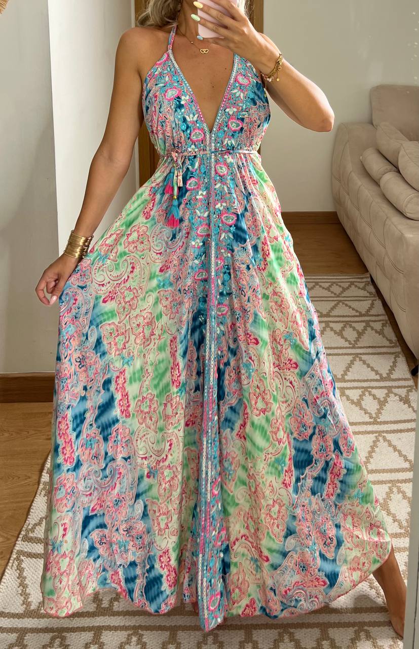 Armour Light Silk Dress - Bohèmea Butik