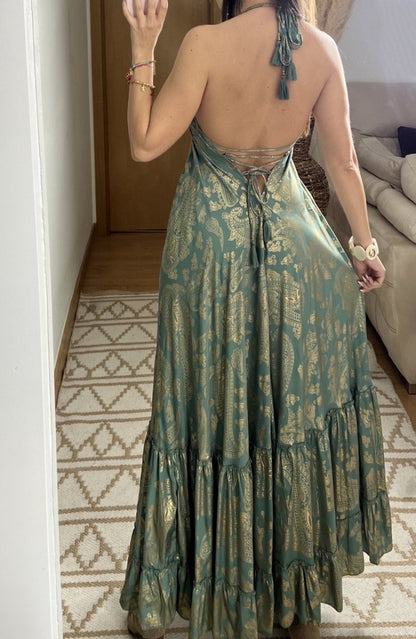 Oasis Silk Dress - Bohèmea Butik