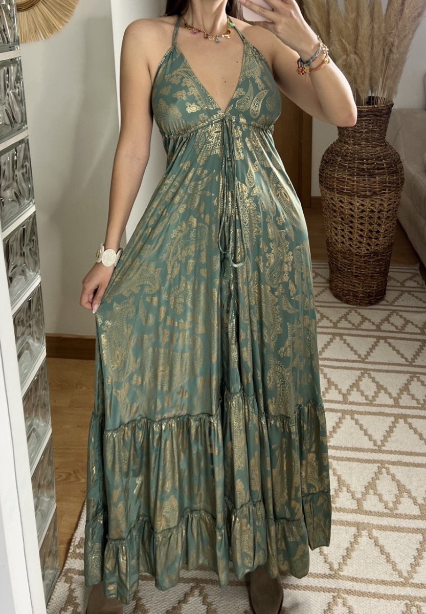 Oasis Silk Dress - Bohèmea Butik