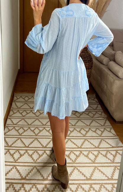 Plumeti Midi Dress - Bohèmea Butik