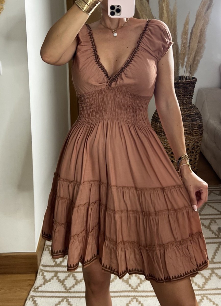 Serene Mini Boho Dress - Bohèmea Butik