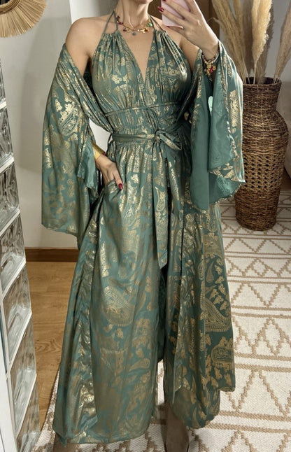 Natural Silk Jumpsuit & Kimono - Bohèmea Butik