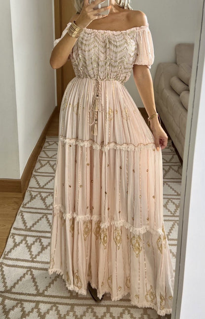 Bohemian Maxi Elegant Dress - Bohèmea Butik