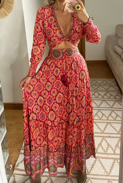 Two Pieces Bohemian dress - Bohèmea Butik
