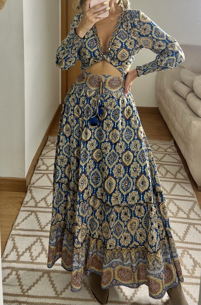 Two Pieces Bohemian dress - Bohèmea Butik