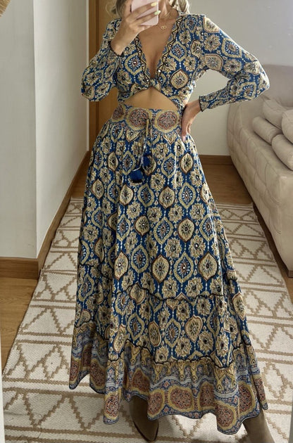 Two Pieces Bohemian dress - Bohèmea Butik