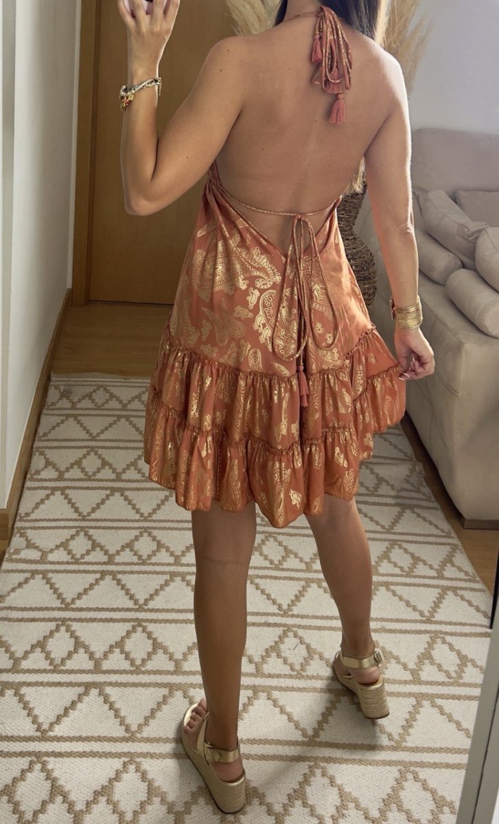 Oasis Silk Mini Dress - Bohèmea Butik