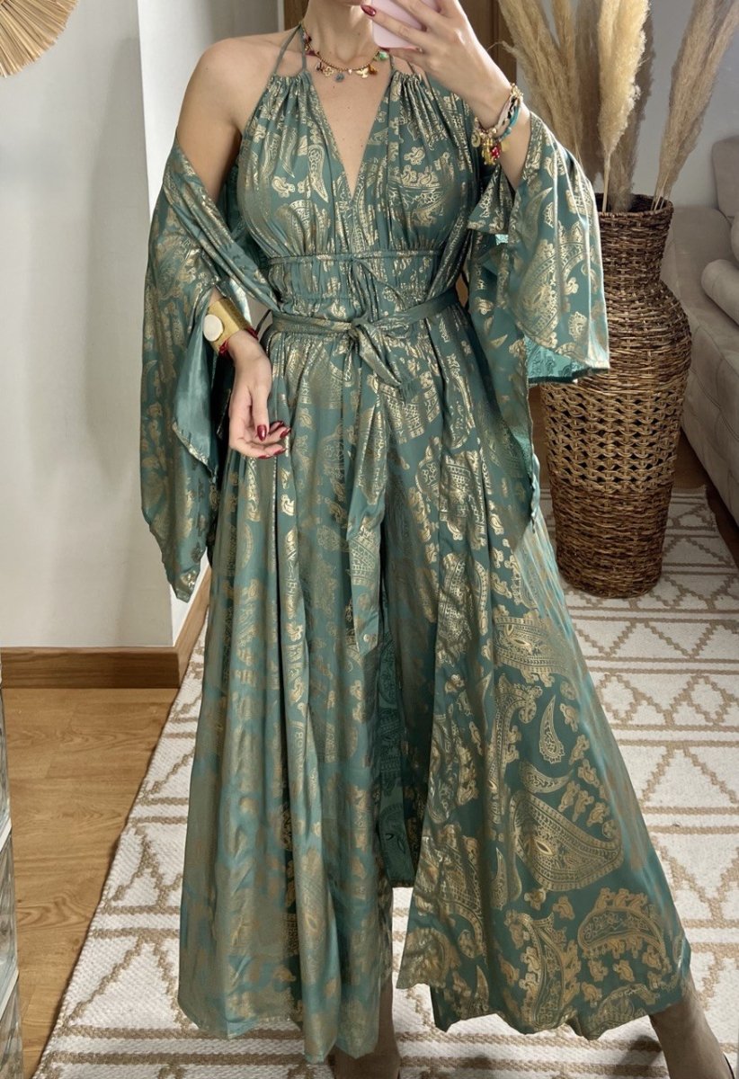 Natural Silk Jumpsuit & Kimono - Bohèmea Butik