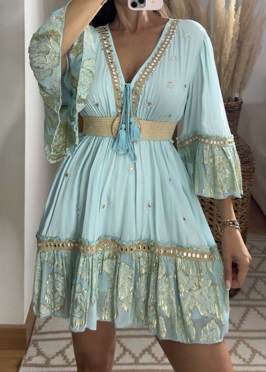 Bambu Short Dress - Bohèmea Butik