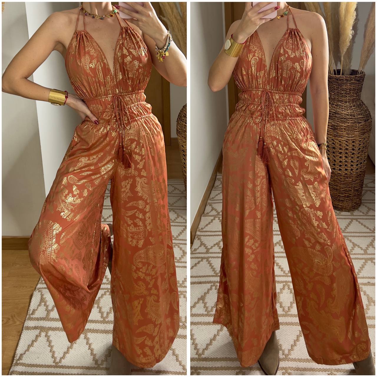 Natural Silk Jumpsuit & Kimono - Bohèmea Butik
