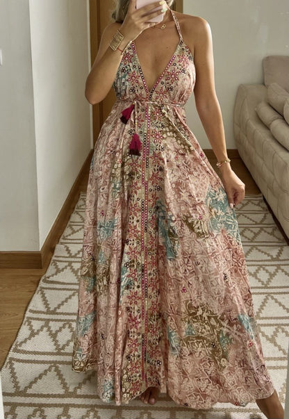 Luna Silk Dress - Bohèmea Butik