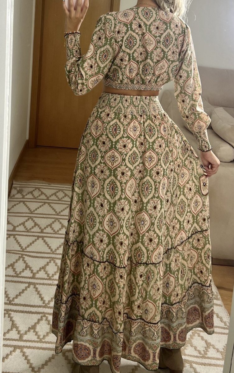 Two Pieces Bohemian dress - Bohèmea Butik