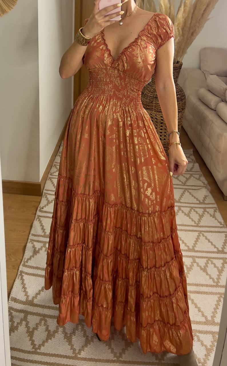 Serene Silk Maxi Dress - Bohèmea Butik