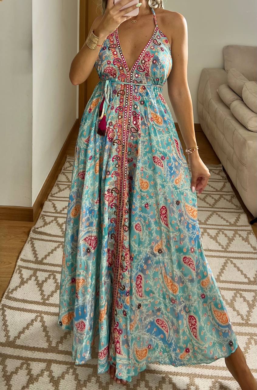 Armour Silk Dress - Bohèmea Butik