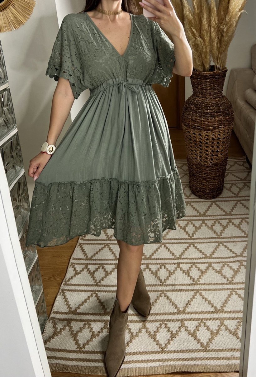 Mini Lace Boho Dress - Bohèmea Butik