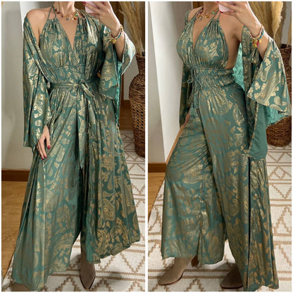 Natural Silk Jumpsuit & Kimono - Bohèmea Butik
