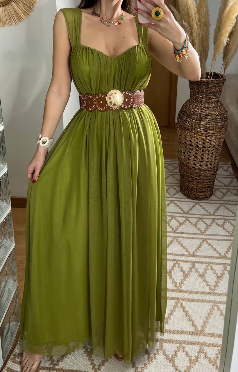Chiffon Maxi Dress - Bohèmea Butik