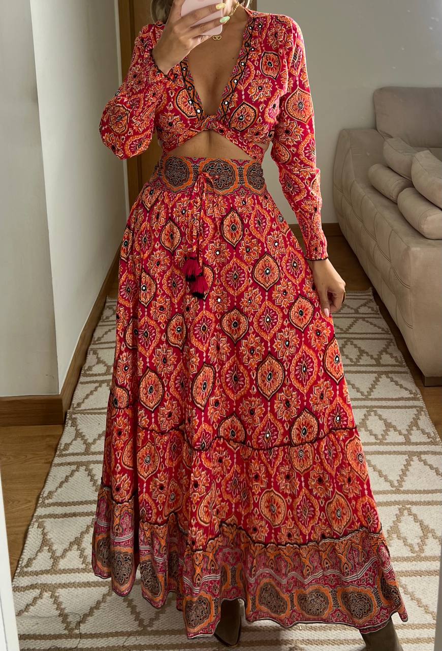 Two Pieces Bohemian dress - Bohèmea Butik