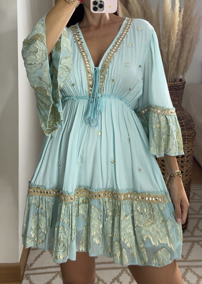 Bambu Short Dress - Bohèmea Butik