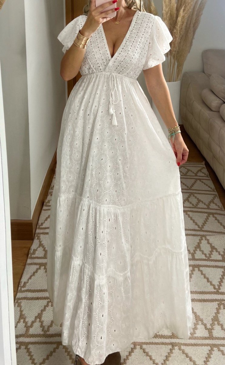 Brocade Maxi Dress - Bohèmea Butik