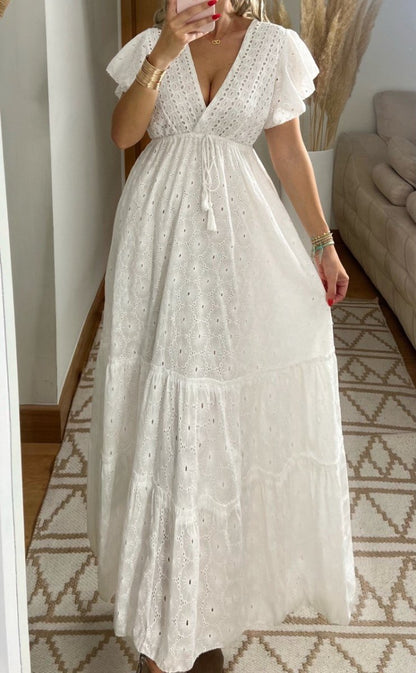 Brocade Maxi Dress - Bohèmea Butik