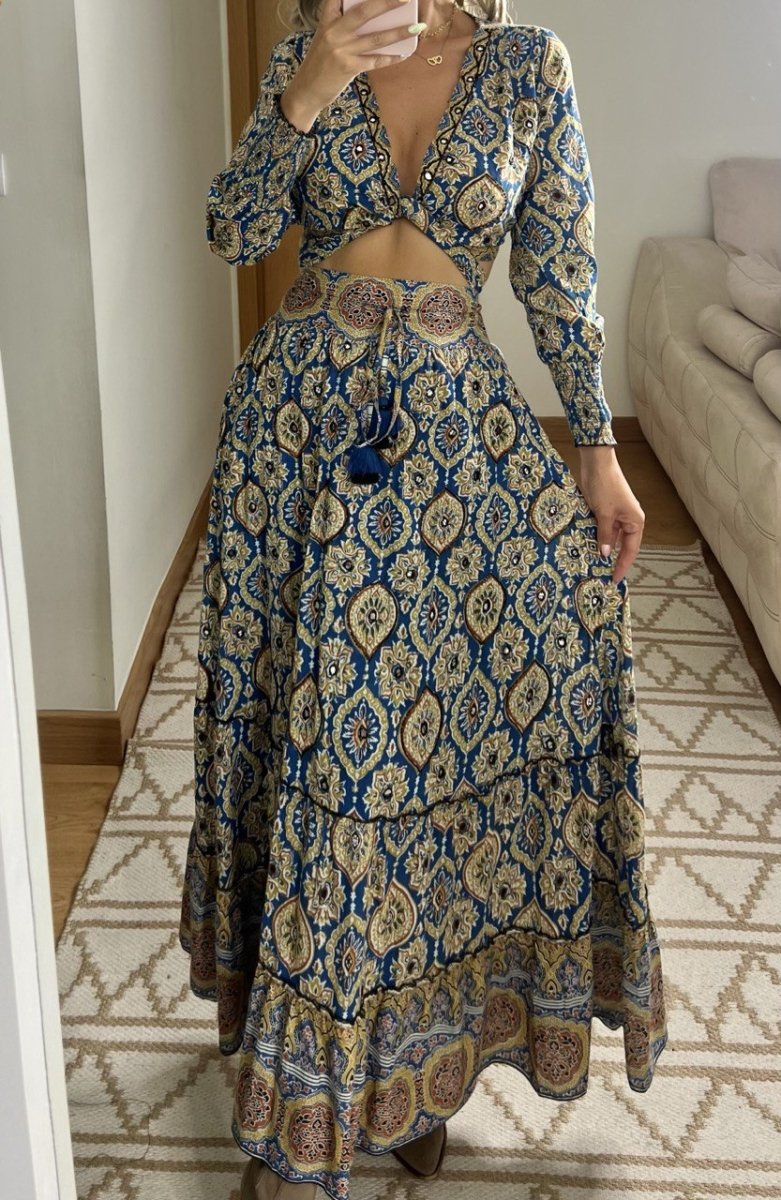 Two Pieces Bohemian dress - Bohèmea Butik