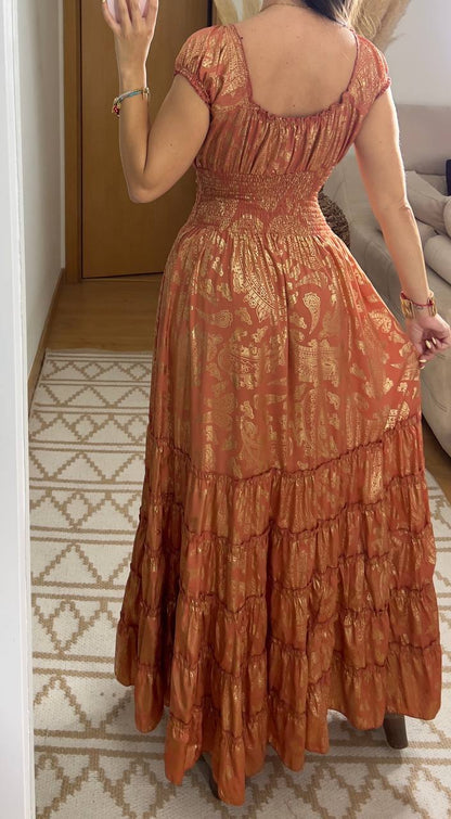 Serene Silk Maxi Dress - Bohèmea Butik