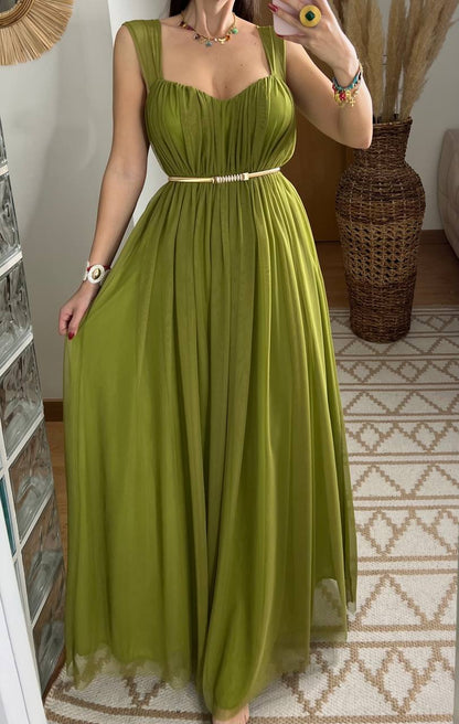 Chiffon Maxi Dress - Bohèmea Butik