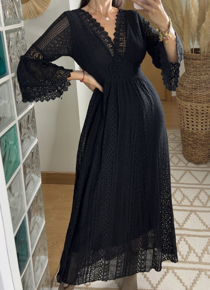 Sage Lace Dress - Bohèmea Butik