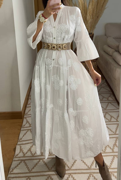 Moonlight Bloom Dress - Bohèmea Butik