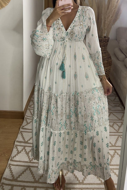 Floral Haven Boho dress - Bohèmea Butik