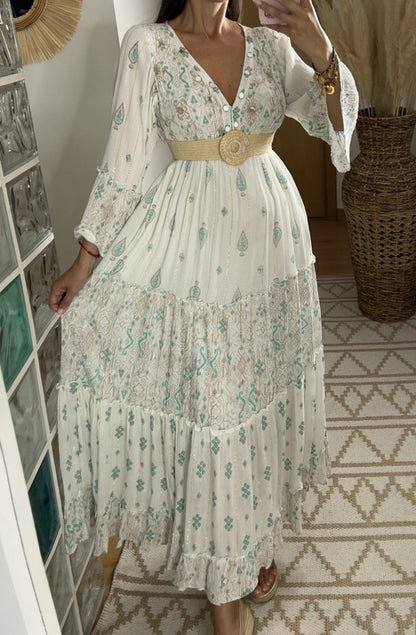 Floral Haven Boho dress - Bohèmea Butik