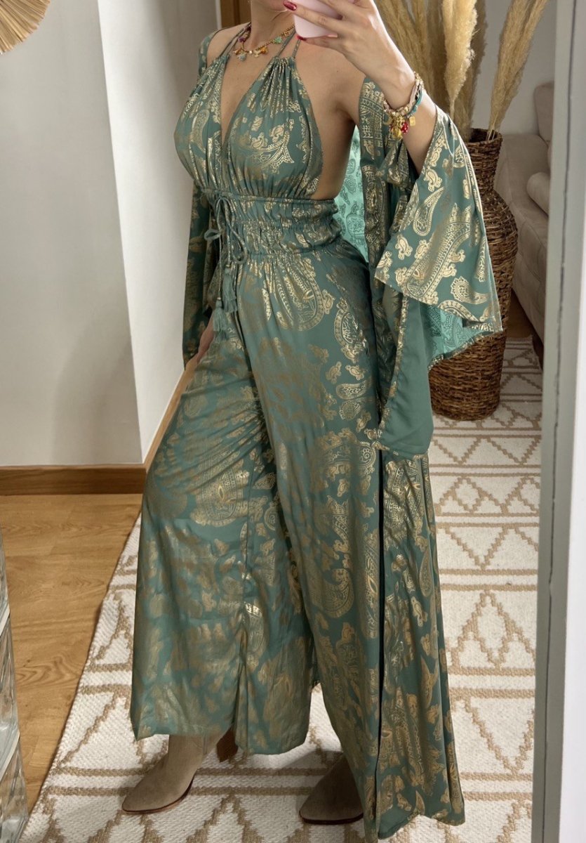 Natural Silk Jumpsuit & Kimono - Bohèmea Butik
