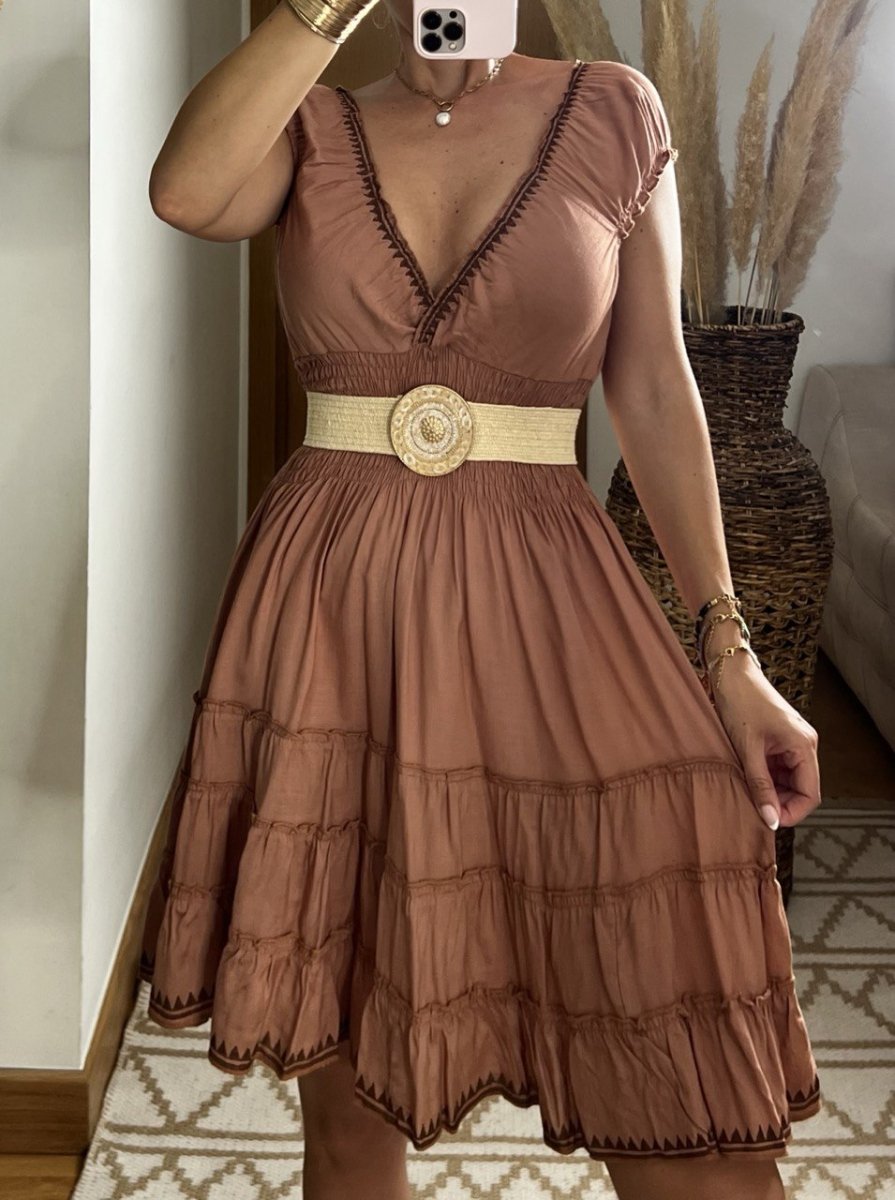 Serene Mini Boho Dress - Bohèmea Butik