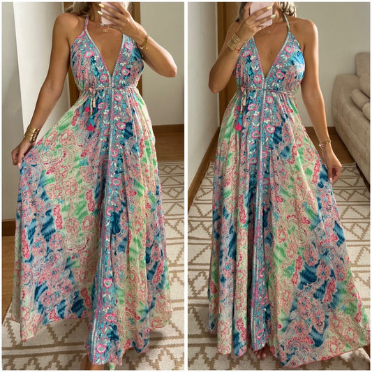 Armour Light Silk Dress - Bohèmea Butik