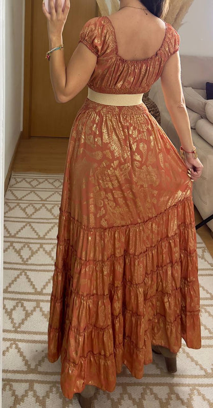 Serene Silk Maxi Dress - Bohèmea Butik