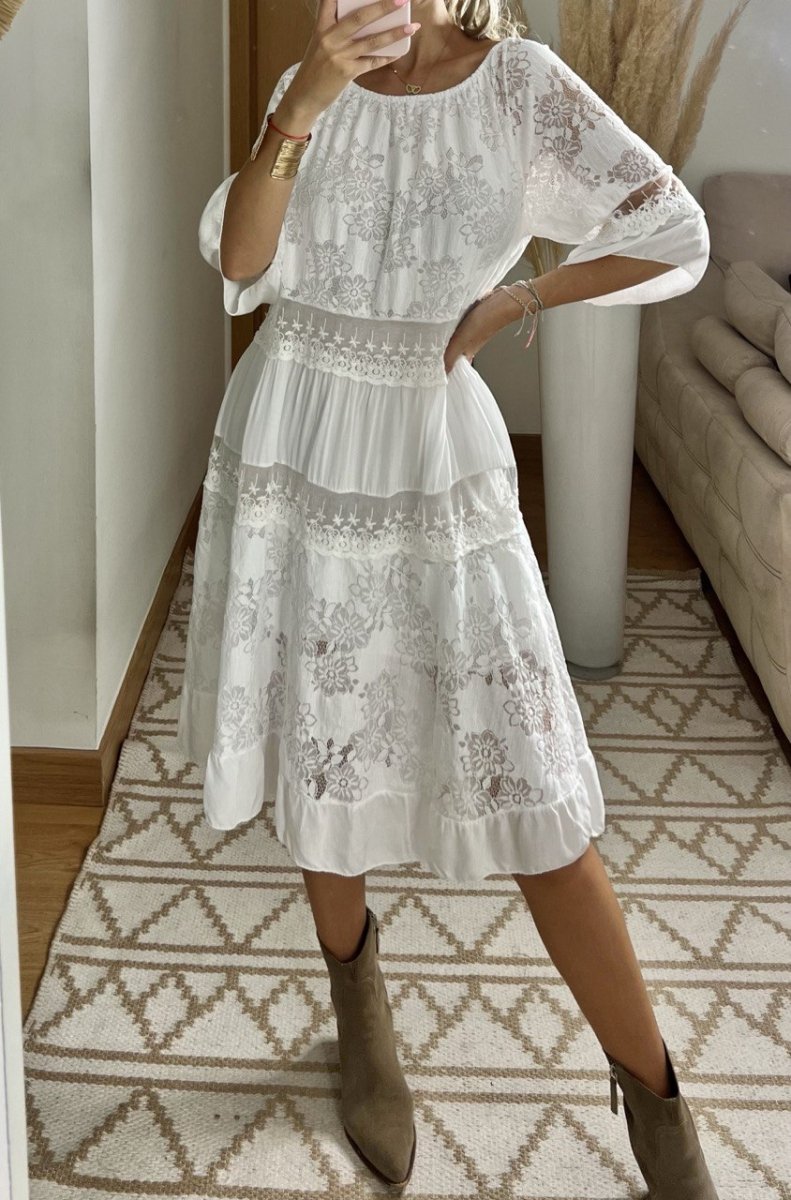 Bari Midi Dress - Bohèmea Butik