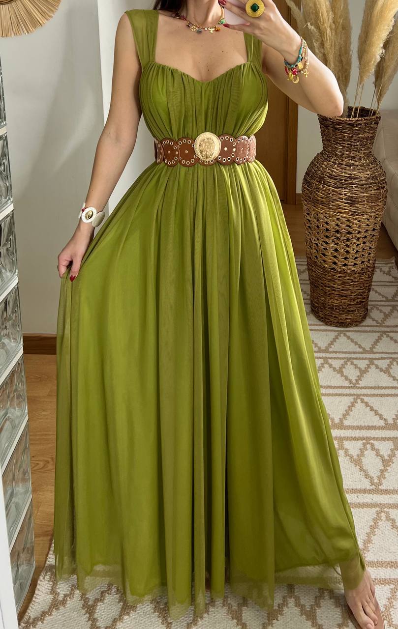 Chiffon Maxi Dress - Bohèmea Butik