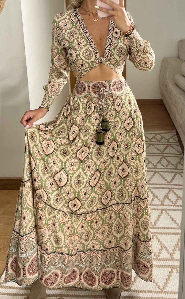 Two Pieces Bohemian dress - Bohèmea Butik