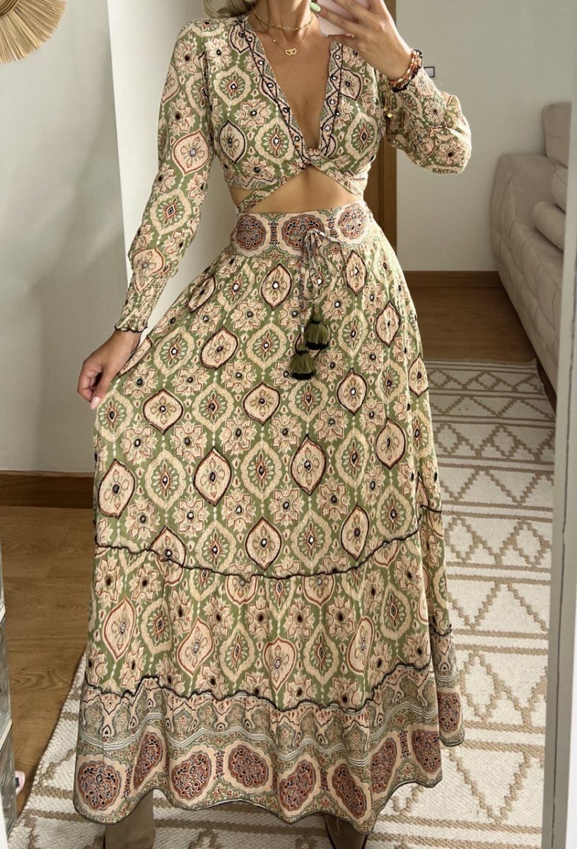 Two Pieces Bohemian dress - Bohèmea Butik