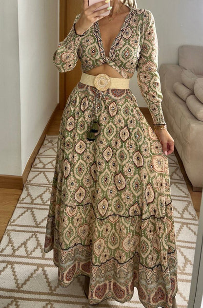Two Pieces Bohemian dress - Bohèmea Butik