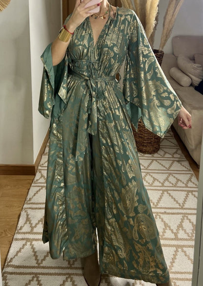 Natural Silk Jumpsuit & Kimono - Bohèmea Butik