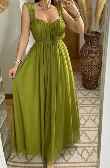 Chiffon Maxi Dress - Bohèmea Butik