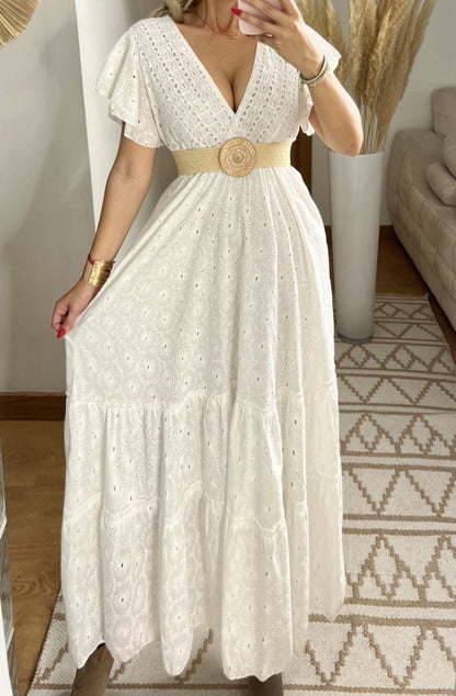 Brocade Maxi Dress - Bohèmea Butik
